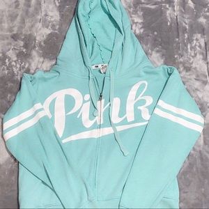 PINK zip up sweatshirt